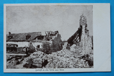Postcard PC La Ville aux Bois 1915 France WWI